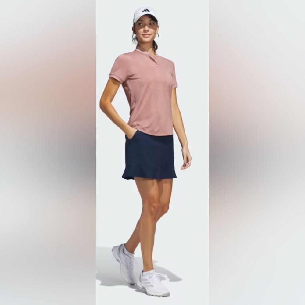 Adidas Ultimate 365 Frilled Golf Skort NWT Size Large Navy Blue